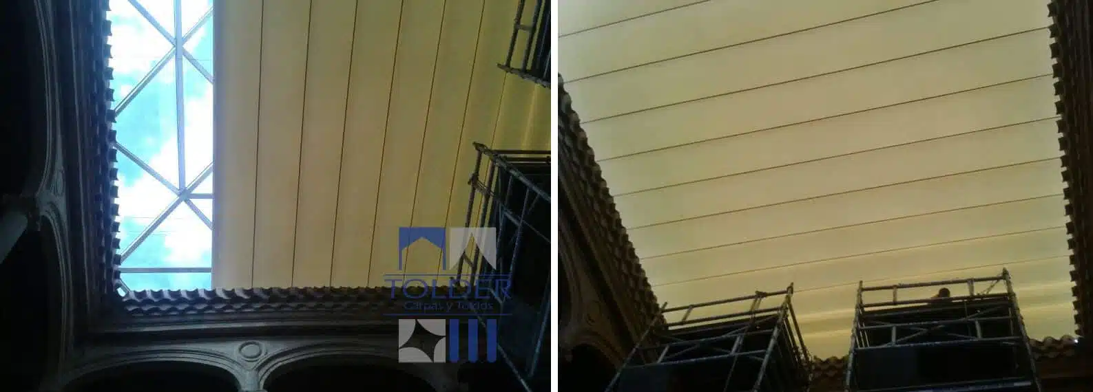 TOLDO PLANO 3 Toldo plano gran dimensión