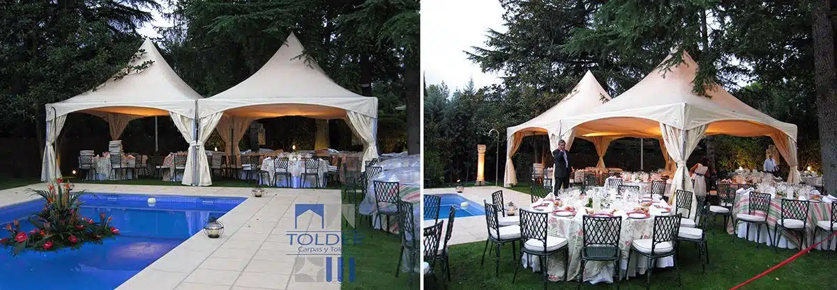 Carpa 2 Carpas para todo tipo de eventos. Celrbre su fiesta en el jardín de su casa.