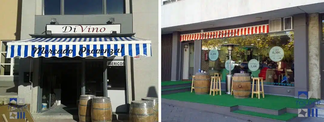 Provenzal 2 Toldos para la franquicia Mercado Provenzal