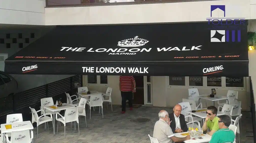 London Walk p Toldo de 6 m. brazos extensibles.