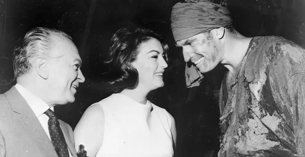 samuel bronston junto a ava gardner y charlton heston i c Samuel Bronston-junto A Ava Gardner Y Charlton Heston