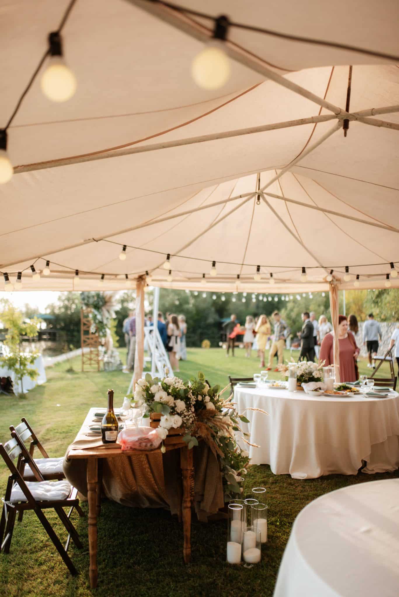 Carpas para bodas y eventos en casa