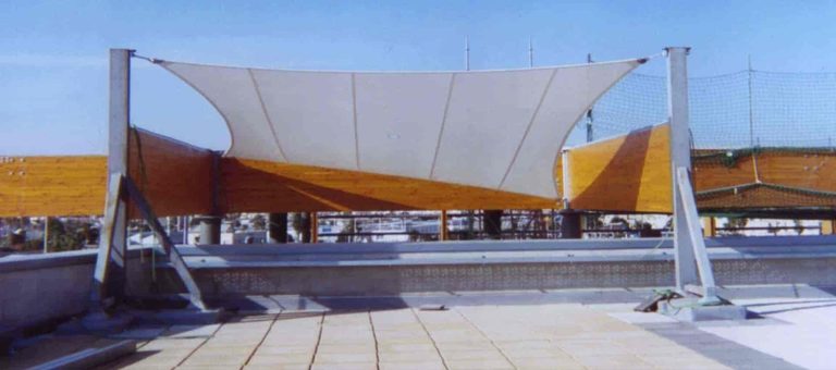 Arquitectura textil centro comercial Habaneras Tolder