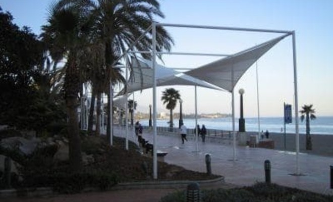 Arquitectura textil paseo marítimo de Estepona Tolder 7