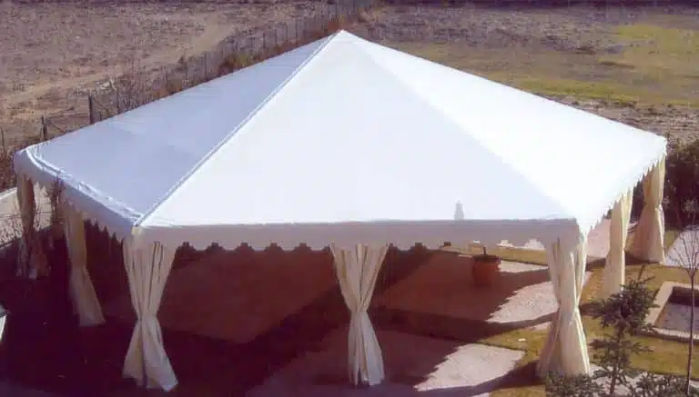 Carpa hexagonal 15 m - Tolder