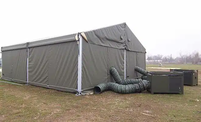 Carpa Unidad Militar de Emergencias - Tolder