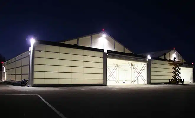 Hangar para helicópteros - Tolder