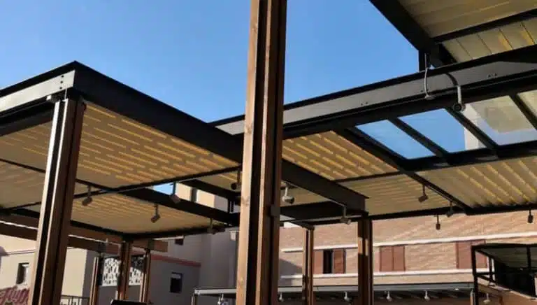 Cc plaza mayor pergolas solapadas tolder