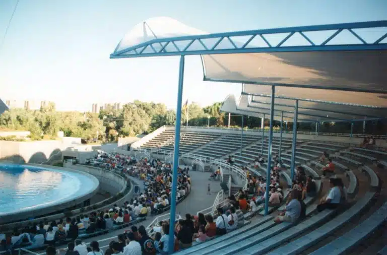 Gradas Delfinario Zoo Madrid Tolder