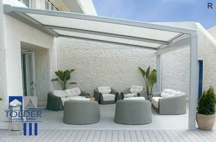 Pergolas terraza jardin tolder