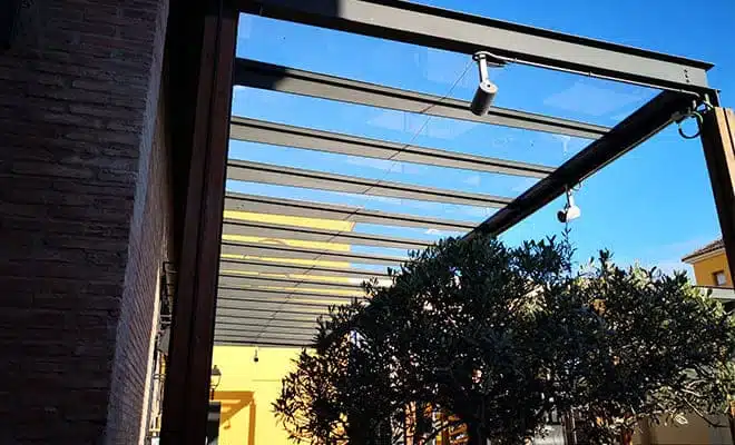 CC Plaza Mayor, Pérgola Barra - Tolder